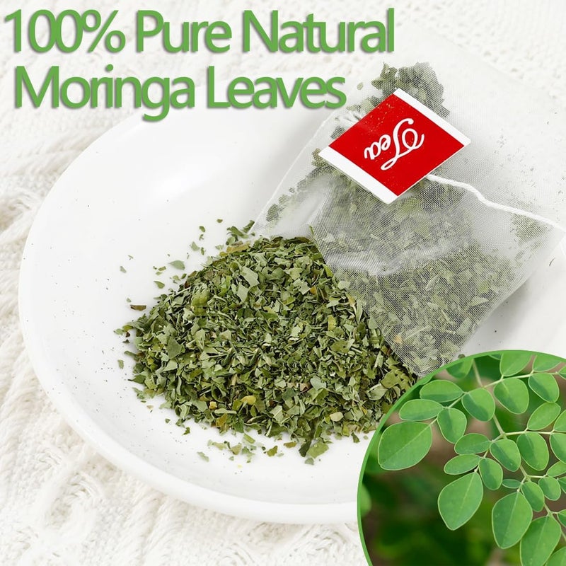 ULTHMOK Moringa Leaf Tea - 135 Tea Bags, 100% Natural Moringa Leaves, 7.06 OZ - Image 2